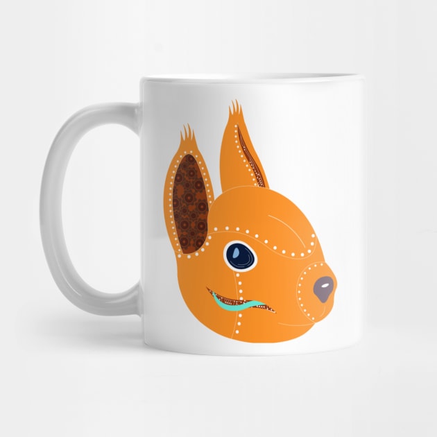 Orange robo squirrel by kanopa